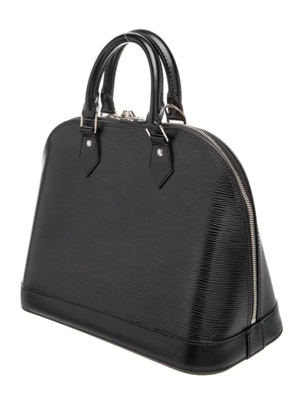 Louis Vuitton Epi Leather Alma PM Vintage Top Handle Bag Black, LUX